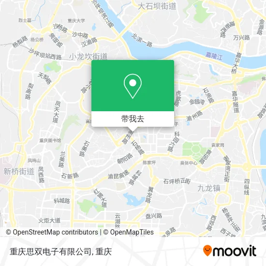 重庆思双电子有限公司地图