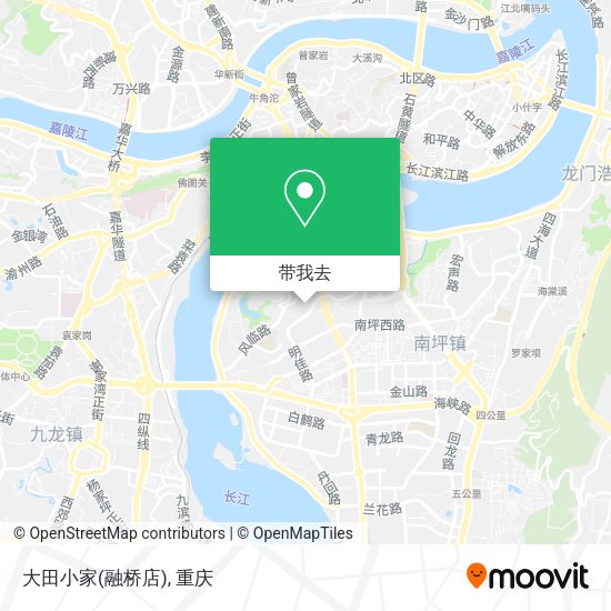 大田小家(融桥店)地图