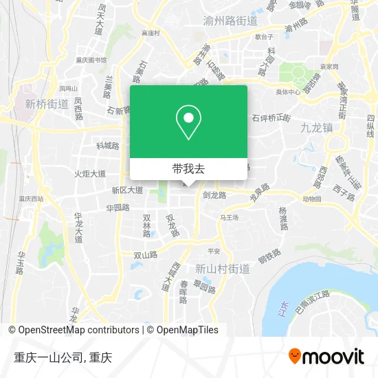 重庆一山公司地图