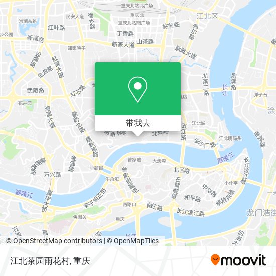 江北茶园雨花村地图