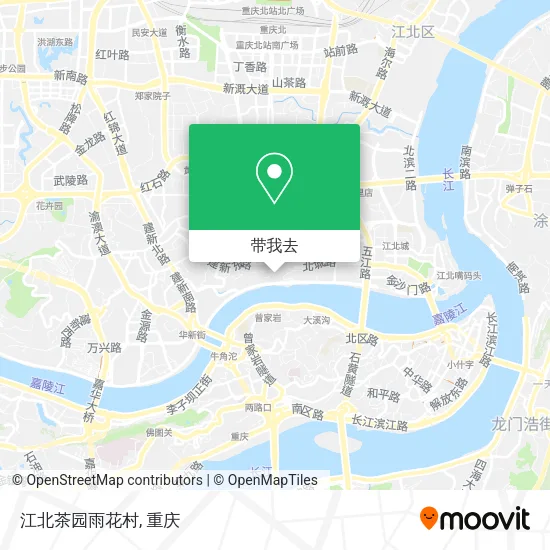 江北茶园雨花村地图