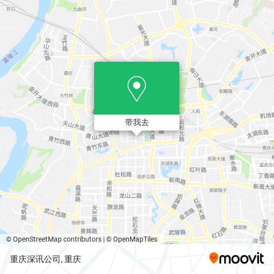 重庆深讯公司地图