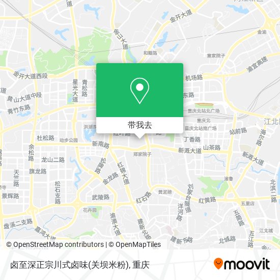 卤至深正宗川式卤味(关坝米粉)地图