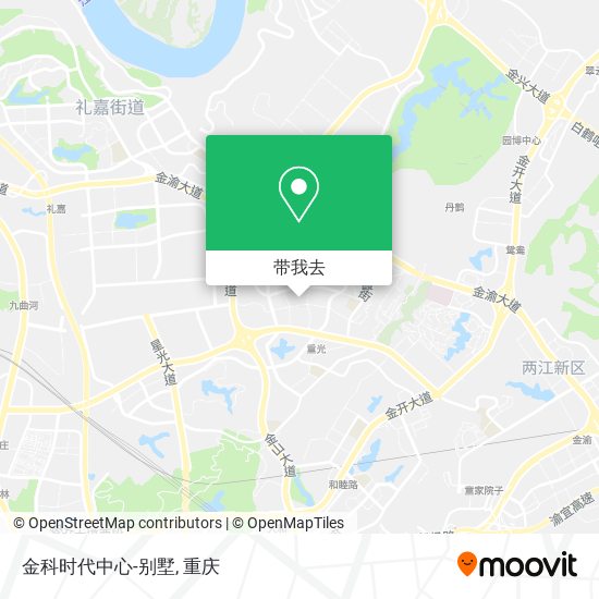 金科时代中心-别墅地图