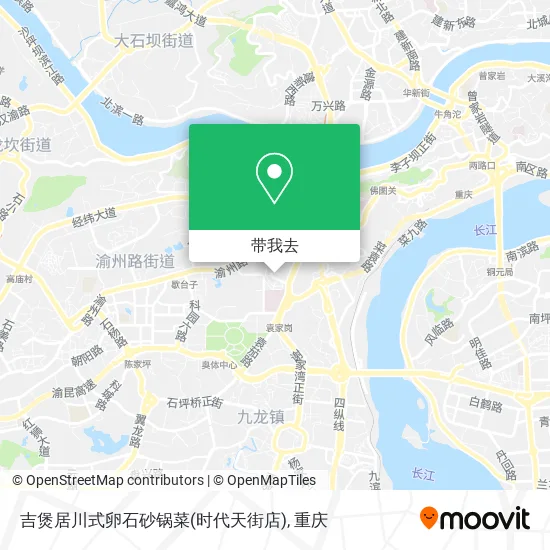 吉煲居川式卵石砂锅菜(时代天街店)地图