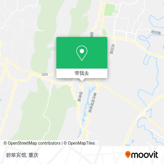 碧翠宾馆地图