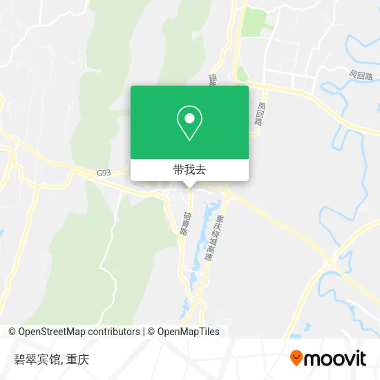 碧翠宾馆地图