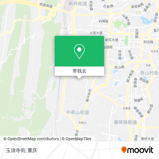 玉清寺街地图
