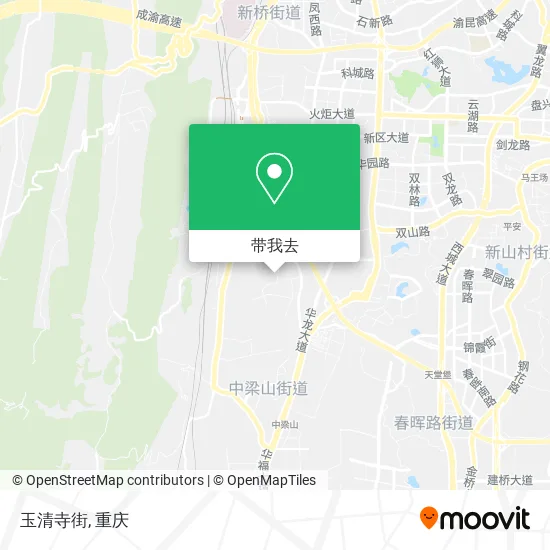 玉清寺街地图