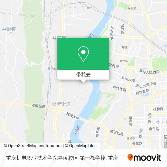 重庆机电职业技术学院嘉陵校区-第一教学楼地图