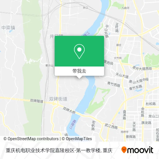 重庆机电职业技术学院嘉陵校区-第一教学楼地图