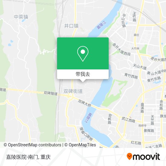 嘉陵医院-南门地图