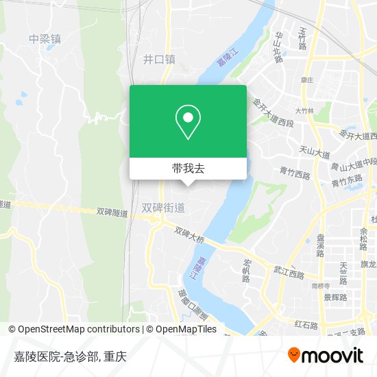 嘉陵医院-急诊部地图