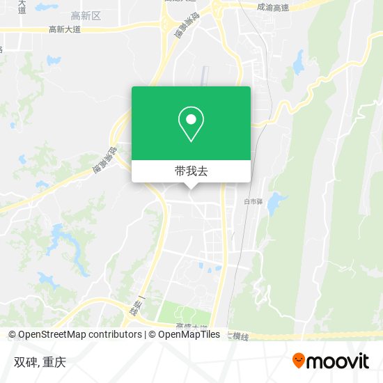 双碑地图