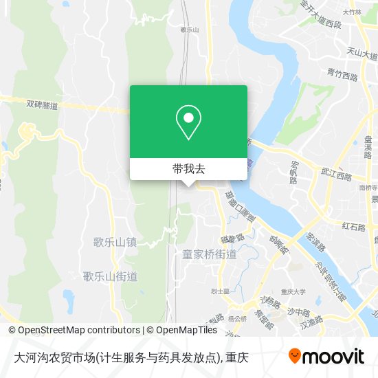 大河沟农贸市场(计生服务与药具发放点)地图