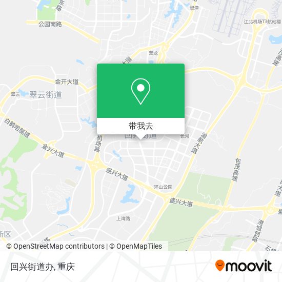 回兴街道办地图