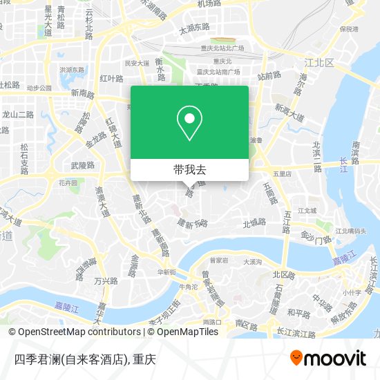 四季君澜(自来客酒店)地图