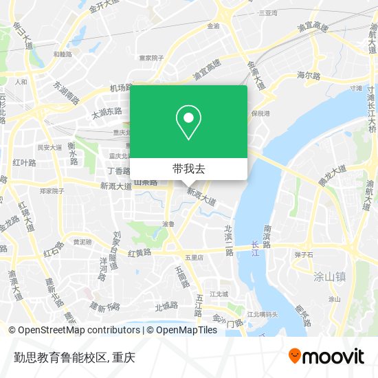勤思教育鲁能校区地图