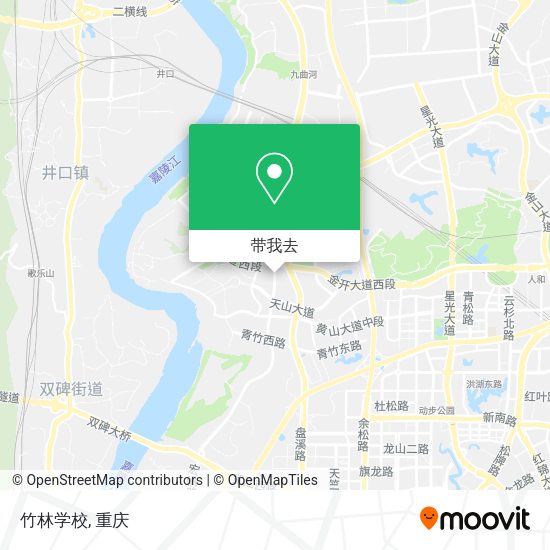 竹林学校地图