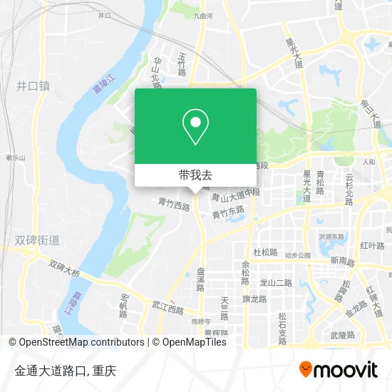 金通大道路口地图