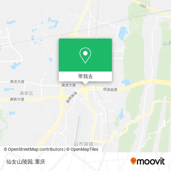 仙女山陵园地图