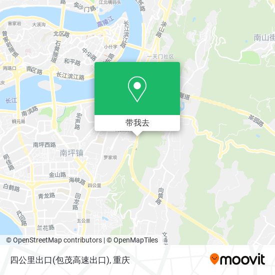 四公里出口(包茂高速出口)地图