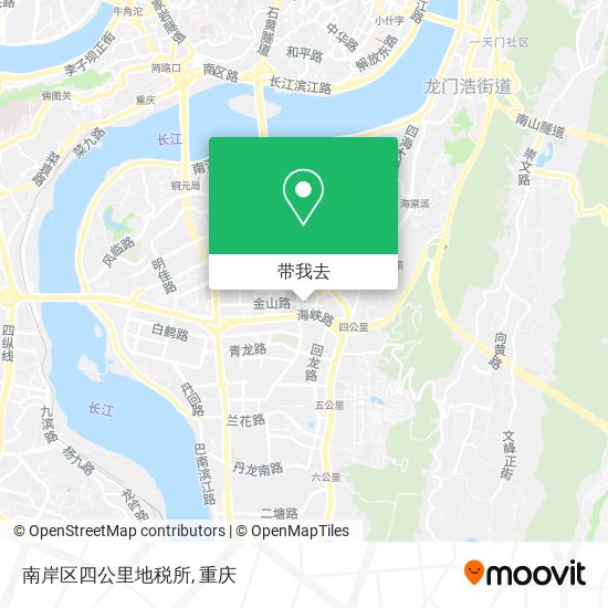 南岸区四公里地税所地图
