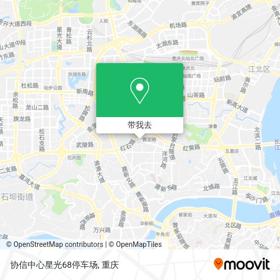 协信中心星光68停车场地图