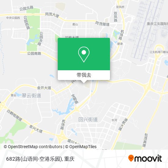 682路(山语间-空港乐园)地图