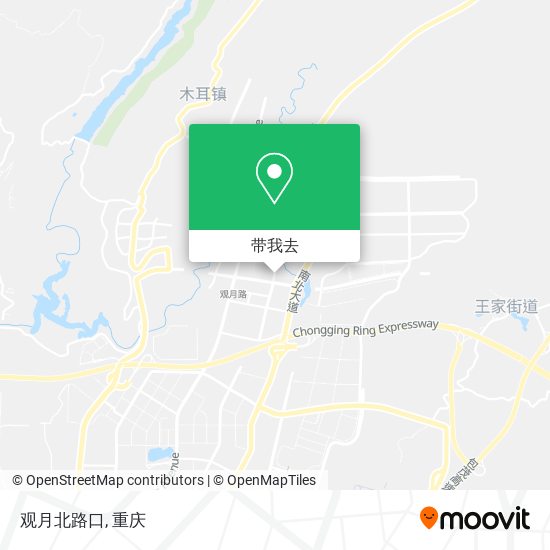 观月北路口地图