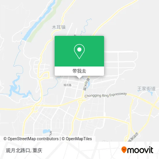 观月北路口地图