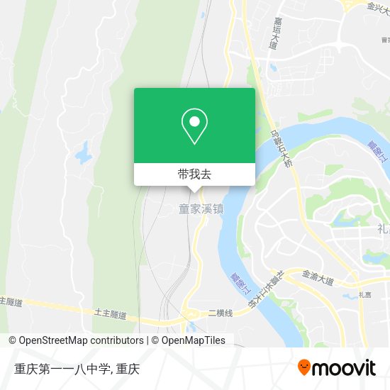 重庆第一一八中学地图