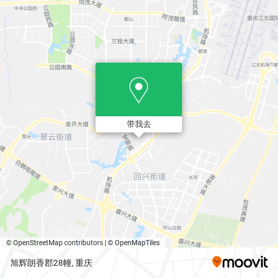 旭辉朗香郡28幢地图