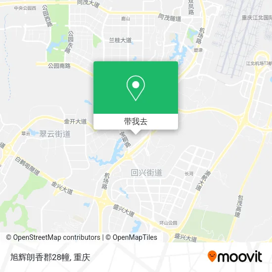 旭辉朗香郡28幢地图