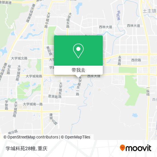 学城科苑28幢地图