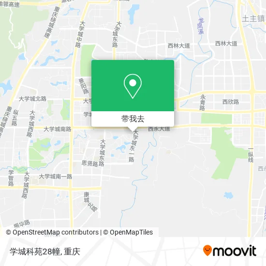 学城科苑28幢地图