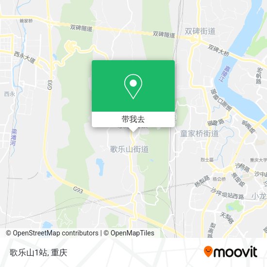 歌乐山1站地图