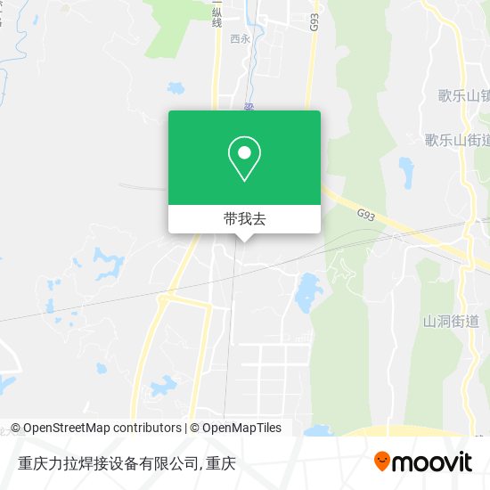 重庆力拉焊接设备有限公司地图