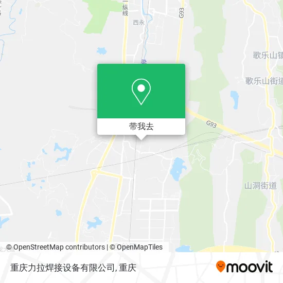重庆力拉焊接设备有限公司地图