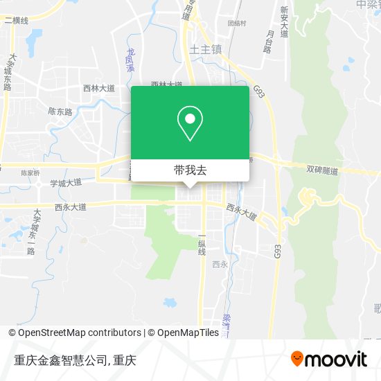 重庆金鑫智慧公司地图