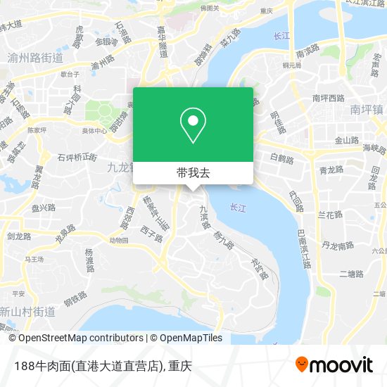 188牛肉面(直港大道直营店)地图
