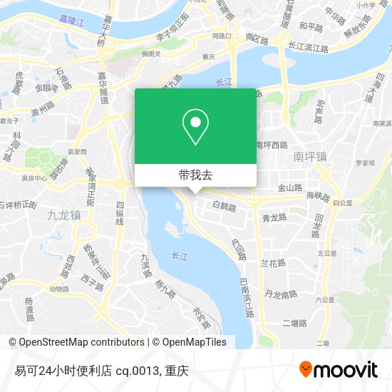 易可24小时便利店 cq.0013地图