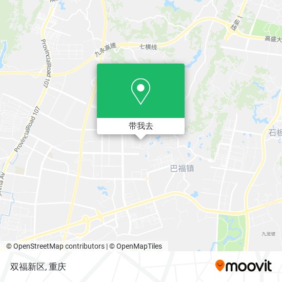 双福新区地图