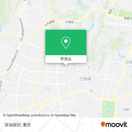 双福新区地图