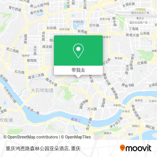 重庆鸿恩路森林公园亚朵酒店地图