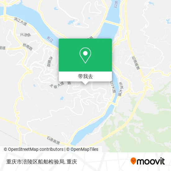 重庆市涪陵区船舶检验局地图