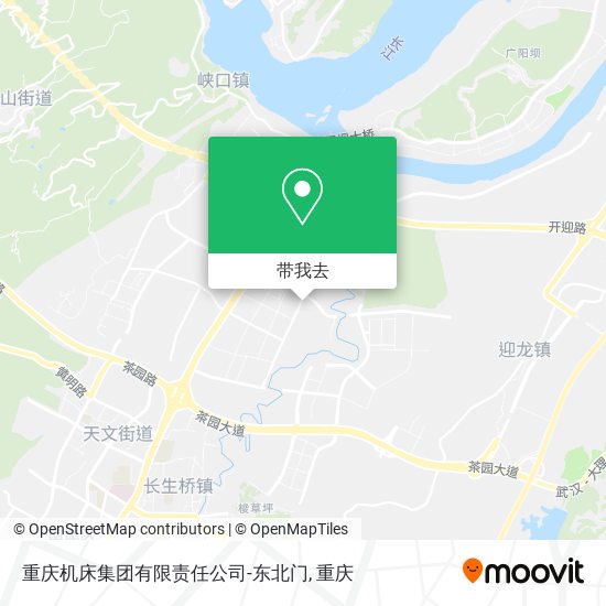 重庆机床集团有限责任公司-东北门地图