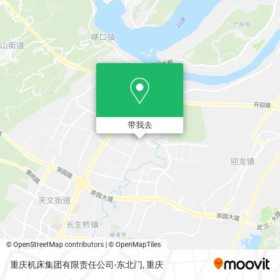 重庆机床集团有限责任公司-东北门地图