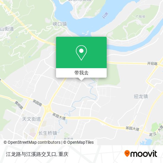 江龙路与江溪路交叉口地图