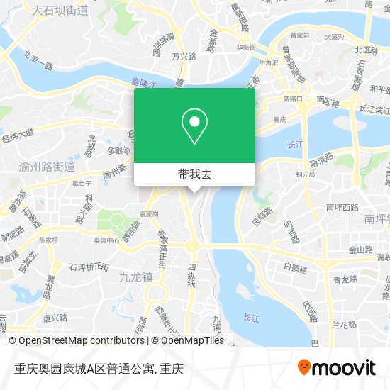 重庆奥园康城A区普通公寓地图